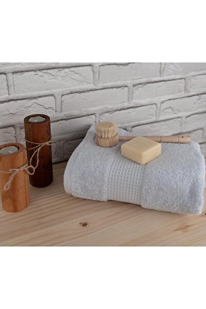 Baveno Prosop de mână și față din bumbac moale, cu borduri colorate, 60x110 cm