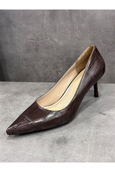 Zeyn حذاء ستيليتو مصنوع يدويًا من الجلد الطبيعي