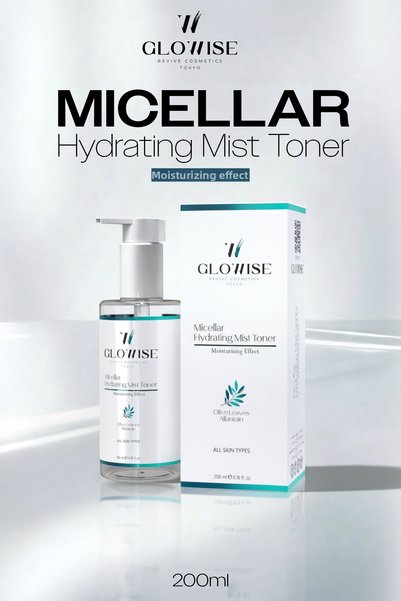 GLOWISE Micellar Moisturizing Mist Tonic 200 ml X 2 Pcs