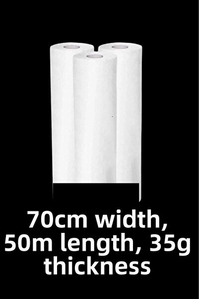 Akaworld غطاء طاولة قابل للطي - غطاء طاولة فحص 70 سم × 50 متر - سمك 35 جرام، ...