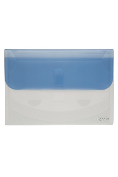 Bigpoint A4 Blue Cascade File - 4 Pockets