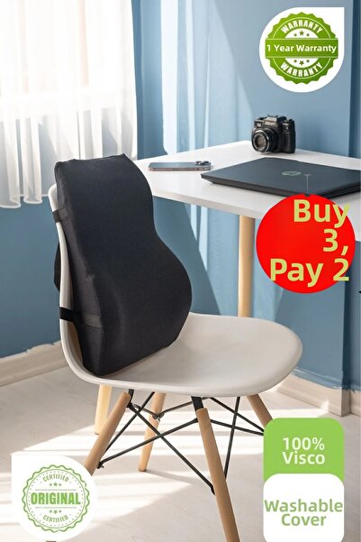 Viscomina Orthopedic Waist and Back Cushion - 100% Visco Supported Cushion