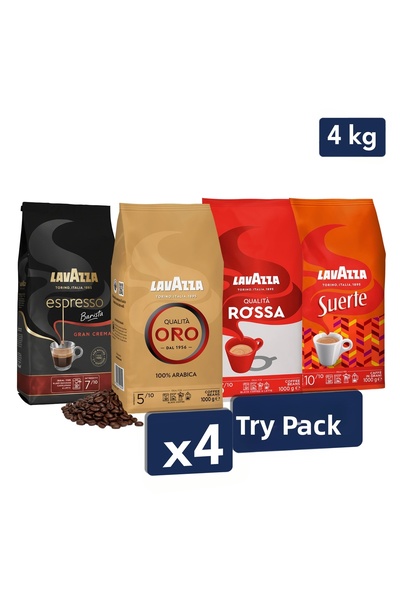 LavAzza كواليتا أورو + كواليتا روسا + سويرت + قهوة إسبريسو باريستا جران كريما...