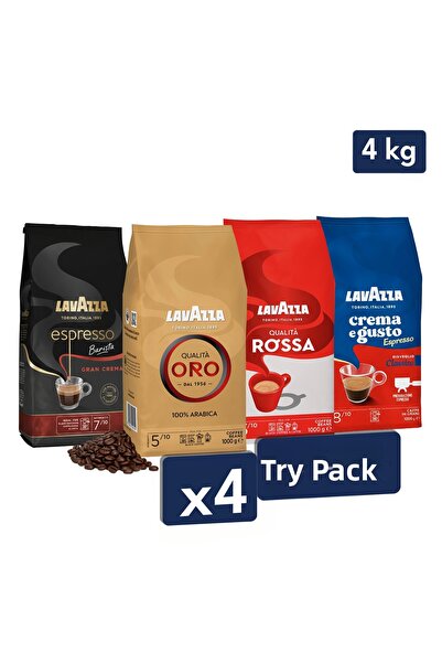 LavAzza كواليتا أورو + كريمة وطعم كلاسيكي + كواليتا روسا + إسبرسو باريستا جرا...