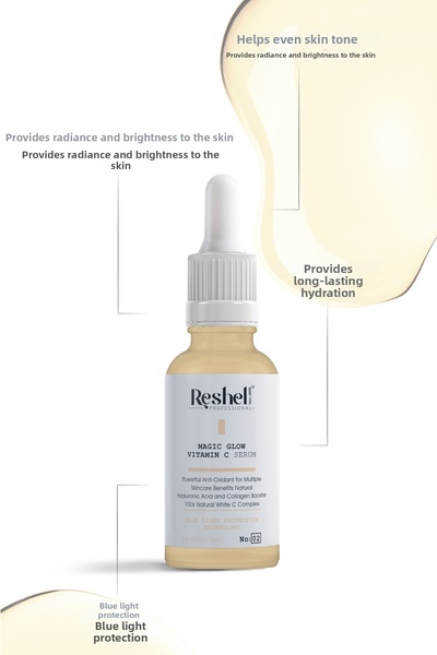 Reshell Vitamin C Serum Color Tone Equalizer Brightening Anti-Blemish 10% Accorbic Acid 10%niacinamide
