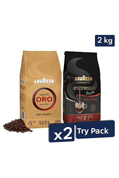 LavAzza كواليتا أورو، قهوة إسبريسو باريستا جران كريما 1 كجم |   حزمة مقدمة لل...