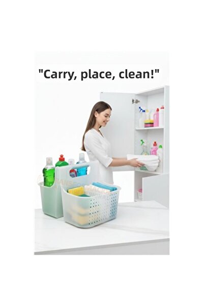 Fırsatkolik Cleaning Supplies Organizer Box – Multi-Purpose Organizer Basket