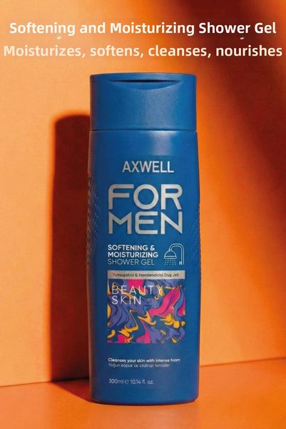 AXWELL For Men Softening and Moisturizing Shower Care Gel