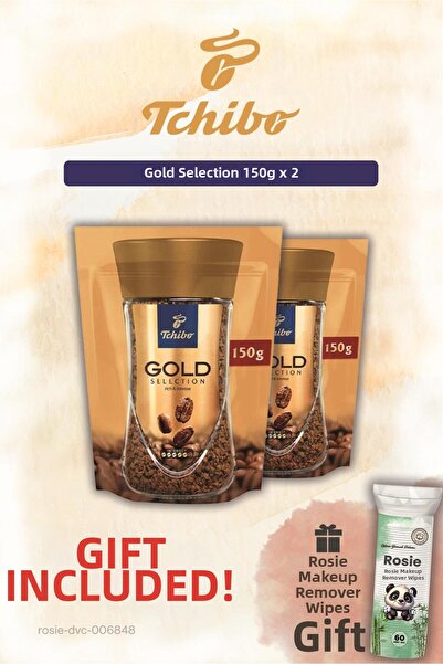 Tchibo X2 Gold Selection Instant Coffee 150 Gr and Cotton Candy