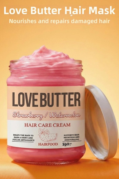 LOVE BUTTER Strawberry & Watermelon Hair Food Hair Mask