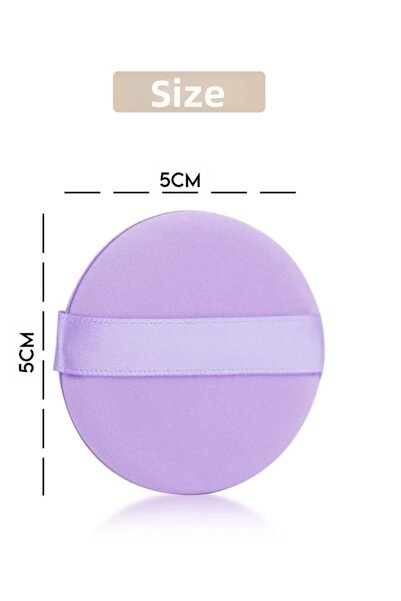 BSR SHOWROOM 5-Piece Makeup Powder Sponge with Handle