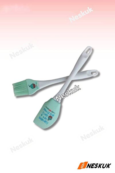 Neskuk قطعتان من ملعقة السيليكون وفرشاة الشواء، فرشاة زيت للمطبخ، ملعقة عجين،...