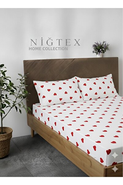 Pamuku Σετ σεντόνια μεγάλου μεγέθους ελαστικό 180x200 cm