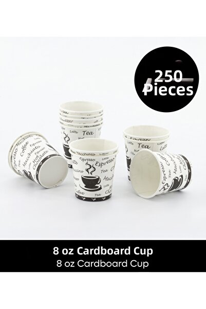 Sepet Doldur 8 oz Paper Cups - 250 Pieces