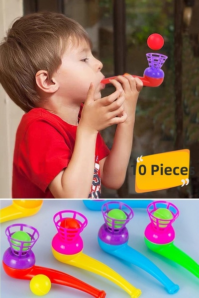 Kids Like 10 قطع من لعبة نفخ الكرة، لعبة تمارين التنفس، هدية كارني، هدية عيد ميلاد