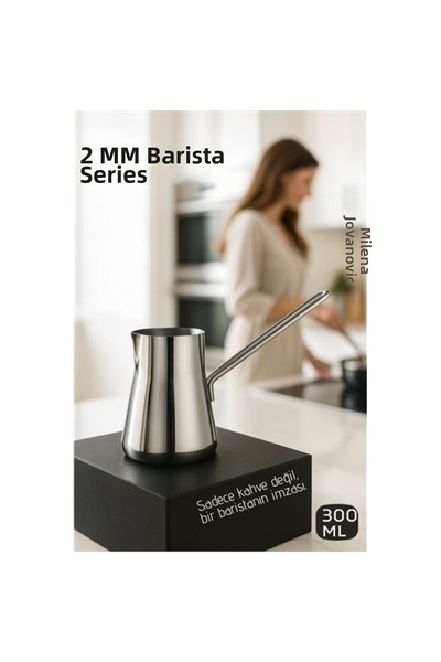 Skygo Premium 304 Stainless Steel Coffee Pot - 300 ml Professional Barista Se...