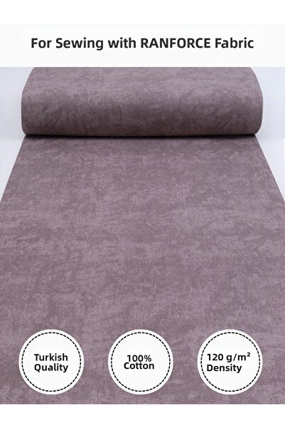 FabricMarket Țesătură Ranforce pentru cusut lenjerie de pat – bumbac 100% % 240 cm × 100 cm, model de marmură