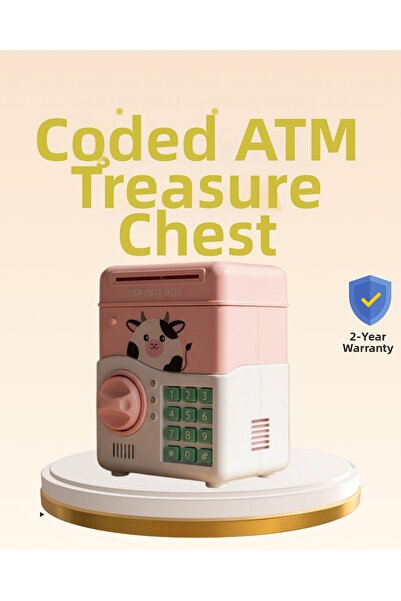 ZERO LAND Ηλεκτρονικός κουμπαράς SPTRNS με ροζ εμφάνιση ATM (213933) για παιδιά