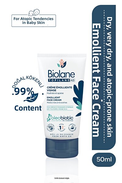Biolane 99% Natural Ingredients Face Cream for Atopic Dry and Very Dry Skin (...