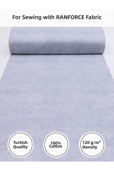 FabricMarket Ranforce Fabric for Sewing Quilts – 100% Cotton, 240 cm × 100 Cm, Marble Pattern