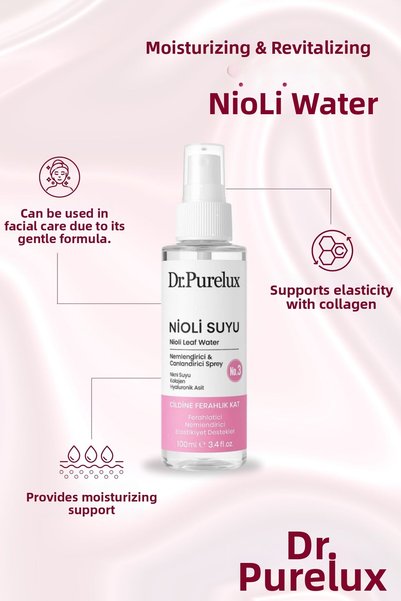 Dr.Purelux Nioli Suyu – Intimate Genital Odor Preventive-Purifying+Soothing+Hyaluronic Acid & Collagen Tonic Mist