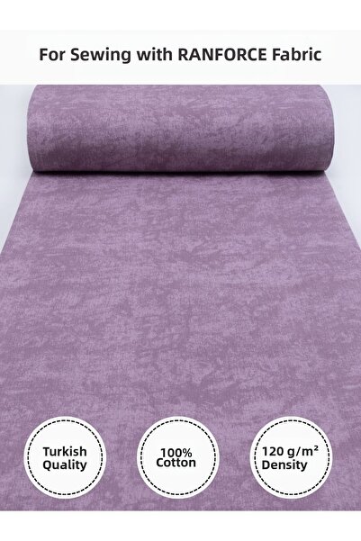 FabricMarket Țesătură Ranforce pentru cusut lenjerie de pat – bumbac 100% % 240 cm × 100 cm, model de marmură