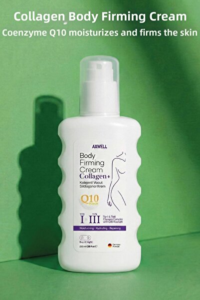 AXWELL كريم الكولاجين لشد الجسم بالإنزيم المساعد Q-10