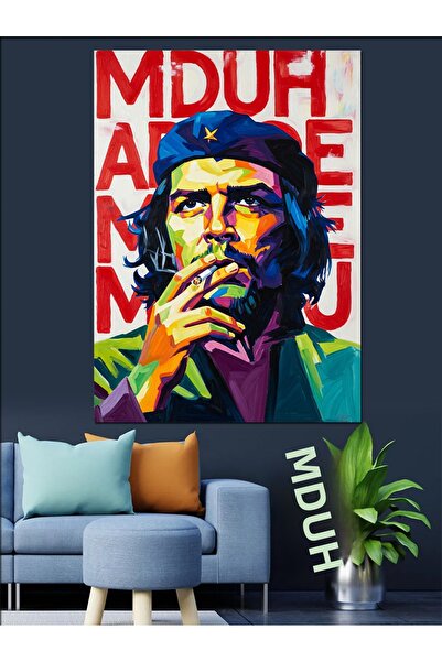 KanvasSepeti Che Guevara Pop Art Pictură în ulei de înaltă calitate texturat ...