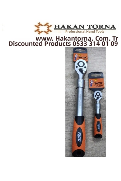 Rico مقبض سقاطة هاكان تورنا 1/2 بوصة مع وصلة تمديد، مقبض سقاطة بمقبس 1/4 بوصة...