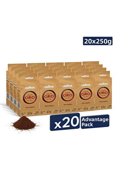 LavAzza قهوة كواليتا أورو 100% أرابيكا مطحونة ومفلترة 250 جرام |   حزمة مميزة...