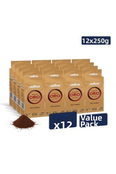 LavAzza Qualita Oro 100% Arabica Ground Filter Coffee 250 Gr |   Advantageous...