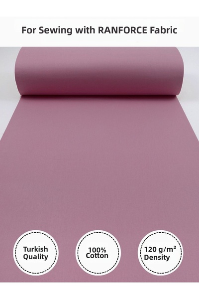 FabricMarket Ranforce Fabric for Sewing Quilts – 100% Cotton, 240 cm × 100 Cm, Plain Dyed