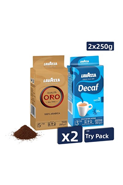 LavAzza ديكاف ماي إيزي داي كلاسيكو + قهوة كواليتا أورو فلتر (250 جرام) عبوتان