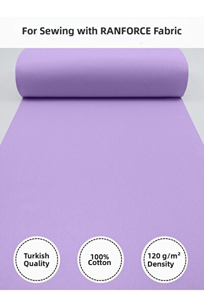 FabricMarket قماش رانفورس لخياطة أغطية السرير - 100% قطن، 240 سم × 100 سم، تأثير رخامي مصبوغ بشكل عادي