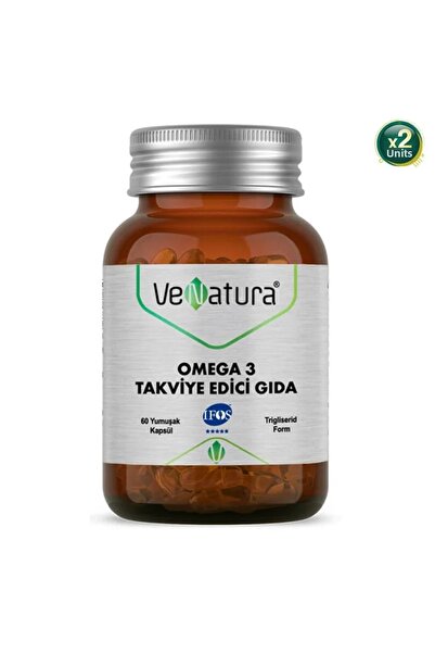 VeNatura Omega 3 60 Capsules 2 Pieces