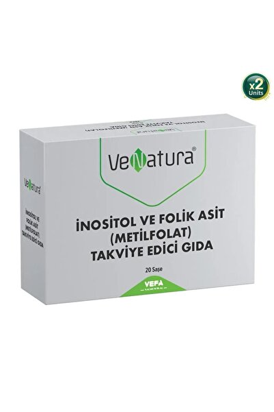VeNatura Inositol and Folic Acid Methylfolate 20 Sachets 2 Pieces