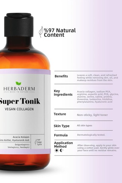 Herbaderm Vegan Collagen Plumping Super Tonic Herba701495
