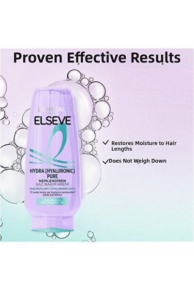 ELSEVE Hair Conditioner 250ml Hyaluran Pure