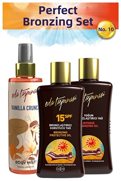 Eda Taşpınar Tan Perfect Set no.10 - Spf0+Spf15+Vanilla Mist (EGX03-EGX17-EGX62)