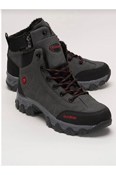 Asyagiyimavm Soğuk Geçirmez Unisex Uzun Outdoor Trekking Bot Ayakkabı VİZON