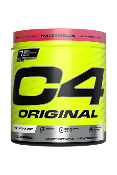 Cellucor مسحوق C4 الأصلي قبل التمرين مع بيتا ألانين لدعم الأداء - بنكهة البطي...