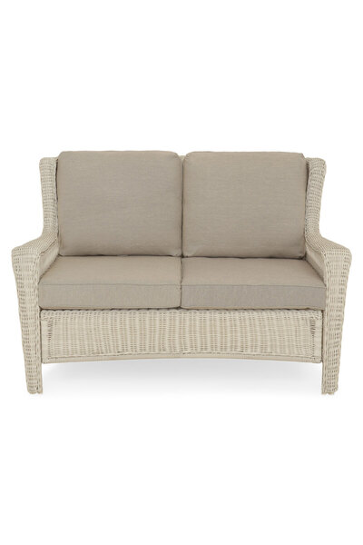 Maison Mex 2-seater garden/terrace sofa, PARK MEADOWS, L.171.5 l.93 H.99 cm, white/gray