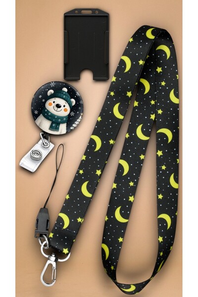 chic crazze مجموعة حبال تعليق للهاتف على شكل قمر ونجوم من جالاكسي، مجموعة من ...