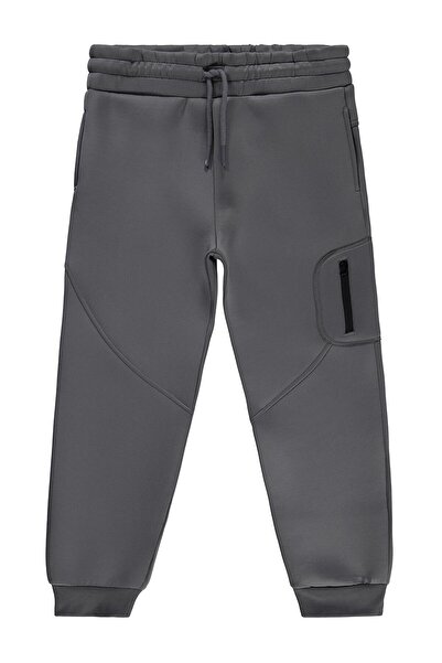 Civil Boys بنطلون رياضي للأطفال من 10-13 سنة - رمادي للأعمار 10-11 سنة