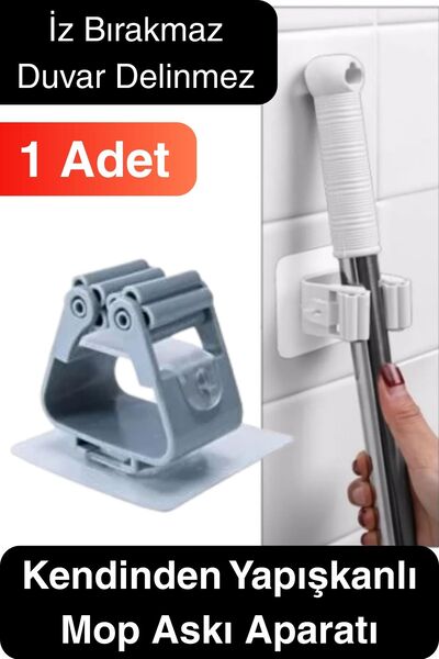 Svein 1 Adet Güçlü Tutunabilen Kendinden Yapışkanlı Mop Paspas Sabitleyici Du...