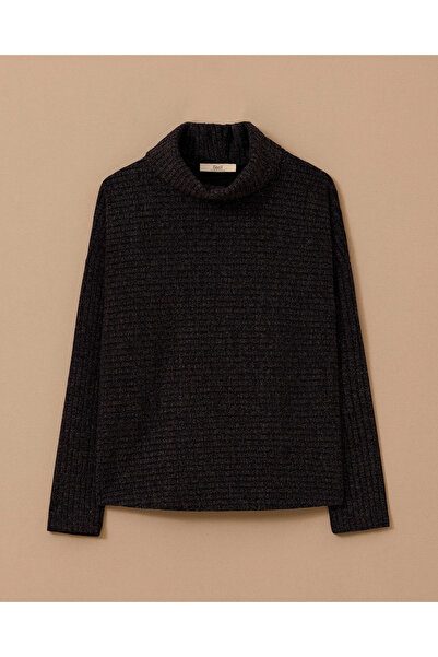 SEÇİL Simli Balıkçı Yaka Basic Triko