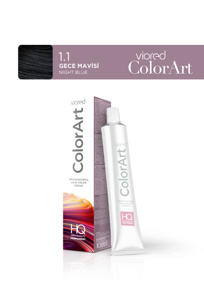 viored Colorart Tüp Saç Boyası 60 ml 1.1 Mavi Siyah