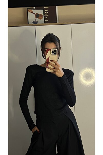 soBasic Bluza sa otvorenim ramenima Sa jastučićima za ramena Sa detaljem na l...