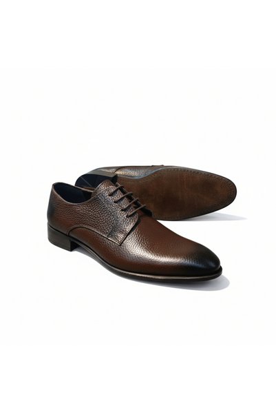 abar classic Men's Genuine Leather Neolite Sole Shoes with Laces Printed