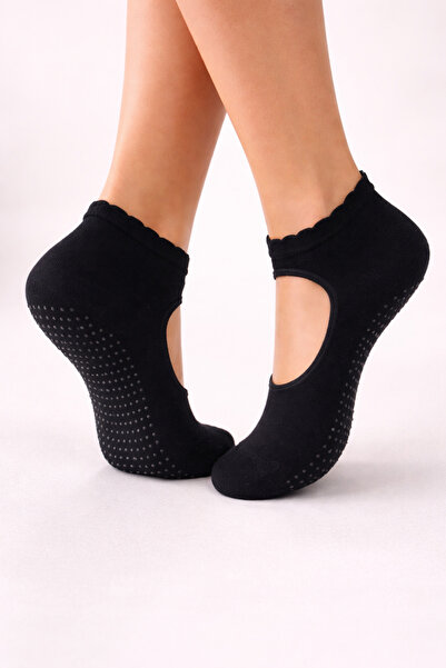 shefox مجموعة من 6 أزواج من جوارب اليوغا والبيلاتس النسائية